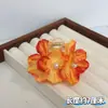 Presilhas de Cabelo Série Oceano com Flores Preservadas, Estrelas-do-Mar, Conchas e Frutas para Viagens à Beira-Mar e Fotos de Férias