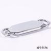 La longitud de la cadena móvil es de 55 mm o menos, la hebilla de cuero, protección laboral, hebilla de zapato, equipaje, zapato, flor, hebilla de cordón, accesorios, color bronce