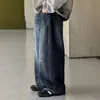 Pantalones nuevos para niños, elegantes y versátiles, adecuados para primavera y otoño, jeans de pierna ancha de moda para niños mayores