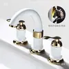 Gabinete de Baño Estilo Europeo Lavabo Lavamanos Lavabo de Encimera Grifo Caliente y Frío Separados Juego de Tres Piezas Cuatro Piezas Accesorios