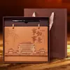Calendário de Mesa em Couro 2026 High-End Personalizado para Escritório Desktop Criativo Calendário 2026 Ano do Cavalo Calendário de Mesa Caixa de Presente Personalizado