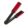 Grampo Alisador de Cabelo Transfronteiriço Prancha de Cabelo Atacado Pente de Alisamento em V Pente para Modelar Cabelo Alisado Cacheado Pente de Dupla Finalidade Puxador Doméstico Pente de Alisamento