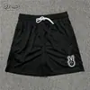 Pantalones Cortos de Baloncesto Szxar Bordados para Hombre de Secado Rápido Deportivos para Correr Holgados Casuales Verano Entrenamiento Fitness Transpirables de Cuatro Puntos