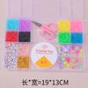 Cuentas de vidrio diy hecho a mano cuentas niños cuentas juguetes educativos pulsera collar accesorios diy venta al por mayor niños