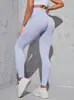 Pantalones de Fitness sin Costuras Transfronterizos para Levantar Glúteos para Mujer, Control de Abdomen, Ajustados, Transpirables, de Secado Rápido, Sensación de Segunda Piel, Pantalones de Yoga de Cintura Alta, Levantamiento de Glúteos, Glúteos con Forma de Durazno