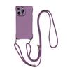 Adequado para Apple 17 Pro Max Líquido Transversal Quatro Cantos Anti-Queda Cordão Capa de Celular iPhone 16 Cor Sólida 15 Capa Flexível