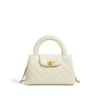 Nova Bolsa Xiangjia Pequena Xiangfeng Cadeia de Couro Vintage Bolsa Rômbica Pequena Bolsa Quadrada Bolsa de Mão Ombro Crossbody Bolsa