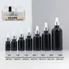 En Stock Botellas de Aceite Esencial Ámbar de 5 ml/10 ml/30 ml, Botellas Gotero, Botellas Transparentes a Prueba de Luz para Sérum, Botellas Dispensadoras de Vidrio