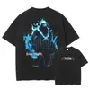 Camiseta Sung Jin Woo Transfronteriza Aliexpress Anime Talla S - Solo - Camiseta de Algodón Lavada Retro Plana