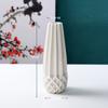 Vaso Ornamentado de Cerâmica Gipsofila Moderno Simples para Sala de Estar Porcelana Branca Estilo Fresco Arranjo de Flores Secas Vaso de Flores de Cerâmica Criativo