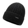 Gorro Cortavientos Cálido de Otoño e Invierno Aoteng Gorro de Punto Gorro de Punto con Puño Gorra Sencilla de Cúpula para Deportes al Aire Libre