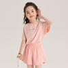 Camiseta básica de color liso para niñas, holgada, cómoda y de secado rápido, de manga corta, para verano de 2024