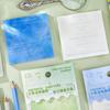 Libreta de notas cuadrada para recoger (24/caja de presentación) Literatura y arte nacional viento mano cuenta material papel mensaje nota papel