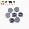 Vial de 20 ml con tapón interior de butilo gris, tapón interior estándar de bayoneta recubierto de 20 mm, tapón interior especial de doble ronda de grado farmacéutico