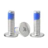 Tornillos dispensadores de acero inoxidable 304, tornillos de cabeza plana y de cruz CM, adhesivo preaplicado, tornillos electrónicos y digitales, M2-M12