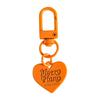 Color Caramelo Amor Metal Llavero Colgante Color Corazón airpods Colgante Joyería Simple para Bolsa