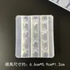 Molde de nail art esculpido lírio de verão decoração de unhas vestível acessórios DIY alta transparência e resistente à oxidação molde especial para nail art