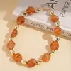 Collar de Perlas con Cuentas de Vidrio Acrílico Transfronterizo Europeo y Americano, Cadena Versátil para Suéter, Collar de Lujo Ligero de Alta Gama para Mujer