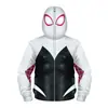 2023 Transfronterizo Nuevo Suéter con Cremallera Estampado 3D Gwen Anime para Hombre Sudadera cosplay Suéter Infantil