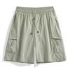 Shorts de verão de secagem rápida Calças masculinas casuais dobráveis de cinco pontos para uso externo plus size Calças esportivas retas Calças de praia da moda