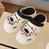 Nuevas Sandalias de Playa para Mujer de Verano Eva Cómodas para Exteriores Estilo Ins Color Rubor con Forma de Perro Blanco Zuecos Diarios para el Hogar