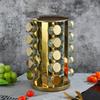 Nuevo tarro de condimento giratorio transfronterizo, estante de condimentos de acero inoxidable opcional multicolor, estante de almacenamiento de cocina para el hogar, botella de condimentos