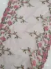 Bordado Floral Dupla Face com Renda Colorida para Lingerie, Pijamas e Acessórios DIY para Casa