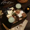 Caja de Regalo de Velas de Aromaterapia, Set de Fragancias de Alta Gama, Cera de Soja, Larga Duración, Ceremonia de Apertura, Regalo de Inauguración, Artículos Decorativos al por Mayor