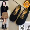 Elegantes zapatos Mary Jane de estilo retro ballet para mujer, nuevo modelo otoño 2026, sin cordones, puntera cuadrada, ligeros y cómodos