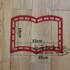 Criação Criativa de Anel de Porcelana Azul e Branca Estilo Chinês Material de Borda Adesivos de Parede Decorativos Tema de Layout de Sala de Aula de Jardim de Infância Parede