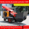 Bomba de concreto pequena bomba de concreto para fundações de pedra fina equipamento de bomba de concreto de alta pressão para piso