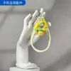 Lindo Colgante de Teléfono de Muñeca Fruta Estrella Colorido Cordón Tejido Corto Correa Colgante de Personaje de Dibujos Animados Duradera