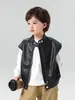 Valle del Viento 2026 Otoño Nuevo Chaleco de Cuero Elegante y Versátil para Niños y Niñas, Chaleco Infantil Estilo Motocicleta Primavera y Otoño Nuevo Producto