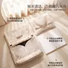 Cama para mascotas de otoño e invierno con diseño de cajón estilo ins de impresión completa, espacio amplio, cama tipo princesa semi-cerrada para perros pequeños y gatos