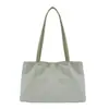 Bolso de mano nuevo para mujer, gran capacidad, versátil para el uso diario, de alta gama, adecuado para ir al trabajo, hecho de gamuza, bolso de hombro, bolso tote, diseño de nicho