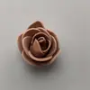 Ventas Directas de Fábrica Flores de Rosa de Espuma Simulada de 3.5 cm Materiales Hechos a Mano Coronas Decorativas DIY Cabezas de Flores Artificiales Venta al por Mayor