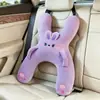 Reposacabezas para coche infantil transfronterizo, almohada cervical para coche, ayuda para dormir de dibujos animados para niños en viajes en coche, cinturón de seguridad para coche para prevenir la estrangulación del cuello