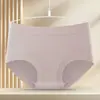 Roupa íntima feminina Four Seasons 50S Modal Cintura Média Ângulo Reto Leve Sem Costura 7A Xadrez Antibacteriano Respirável Shorts Triângulo