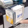 Caja de Almacenamiento para Mascarillas Faciales, Caja Compartimentada de Acrílico para Cosméticos, Estante Transparente de Escritorio de Gran Capacidad para Almacenamiento de Productos de Cuidado de la Piel en Tocador