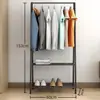 Perchero, Diseño Moderno y Sencillo, Perchero de Hierro Fácil de Montar para Sala de Estar, Estante de Almacenamiento de Pie para Entrada, Perchero para Bolsos