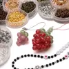 Caja de 7 Compartimentos de Hierro Anillos de Cierre de Langosta de Bucle Único Accesorios para Pulseras de Abalorios Hechas a Mano, Aretes y Materiales de Decoración de Joyería