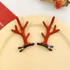 Accesorios para la Cabeza de Navidad Pasador de Cuernos de Reno Navideños Diadema de Cuernos de Dragón Nueva Diadema Infantil 2025 Pasador de Disfraz Mayoreo