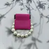 Exquisita Mini Bolsa de Cuero para Anillos, Bolsa Portátil de Cuero para Guardar Joyería, Anti-Pérdida para Viajes, Logo y Tamaño Personalizables