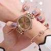 GUOU GUOU elegante cinturón de acero Reloj de mujer Exquisito diamante de imitación Personalidad Temperamento Moda femenina Cuarzo Simple Reloj de mujer