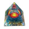 Comercio Exterior Transfronterizo Pirámide de Cristal Piedra Triturada Resina Epoxi Adornos Artesanales de Escritorio para el Hogar Creativo Hecho a Mano