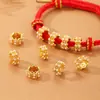 Anillos de Abalorios Jingde Jewelry de Alta Calidad que Conservan el Color Doble Capa Flor Hueca Anillo Redondo de Agujero Grande Cuentas Espaciadoras Accesorios para Abalorios Hechos a Mano