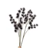 Estilo Nórdico Flor de Erizo de Mar de Aguja de Pino de 3 Puntas Estrella Apio Flor Artificial Decoración del Hogar Habitación Modelo Decoración Escena Fotografía de Boda