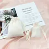 Nueva Bolsa de Empaque de Regalo de Caramelo de Chocolate de Almacenamiento de Satén Ecológica Reciclada de Estilo Simple
