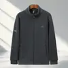 Jaqueta de Lã Polar Cardigan Masculina Outono 2025 Nova Casual Solta Top com Zíper Esportiva Roupa Externa de Pai