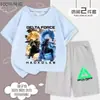 2026 Nueva Colaboración Delta Action Pantalones Cortos de Manga Corta Ropa de Verano para Niños Conjunto Casual Top Manga Corta Moderno